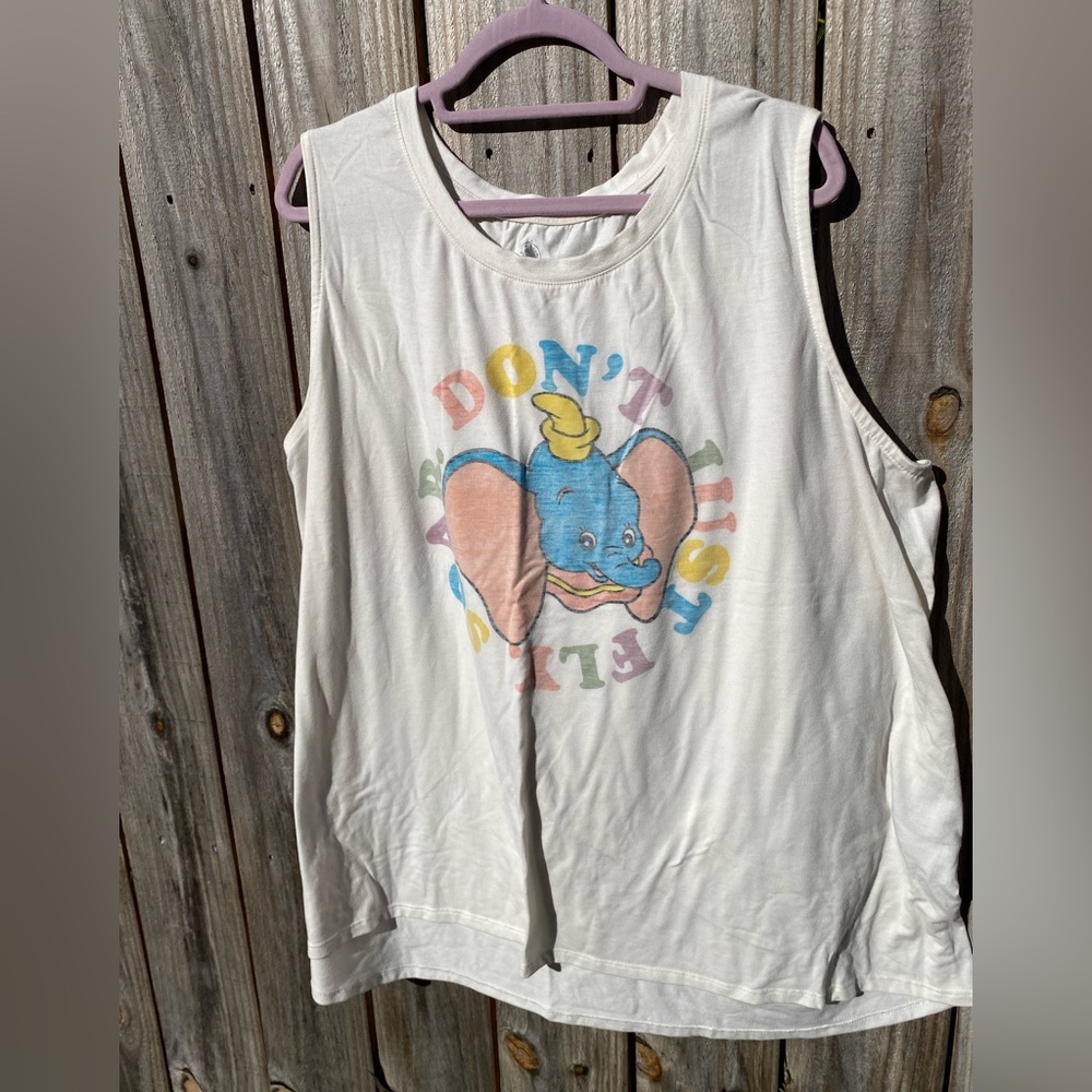 Disney Parks Women’s Dumbo “Don’t Just Fly, Soar” tank
